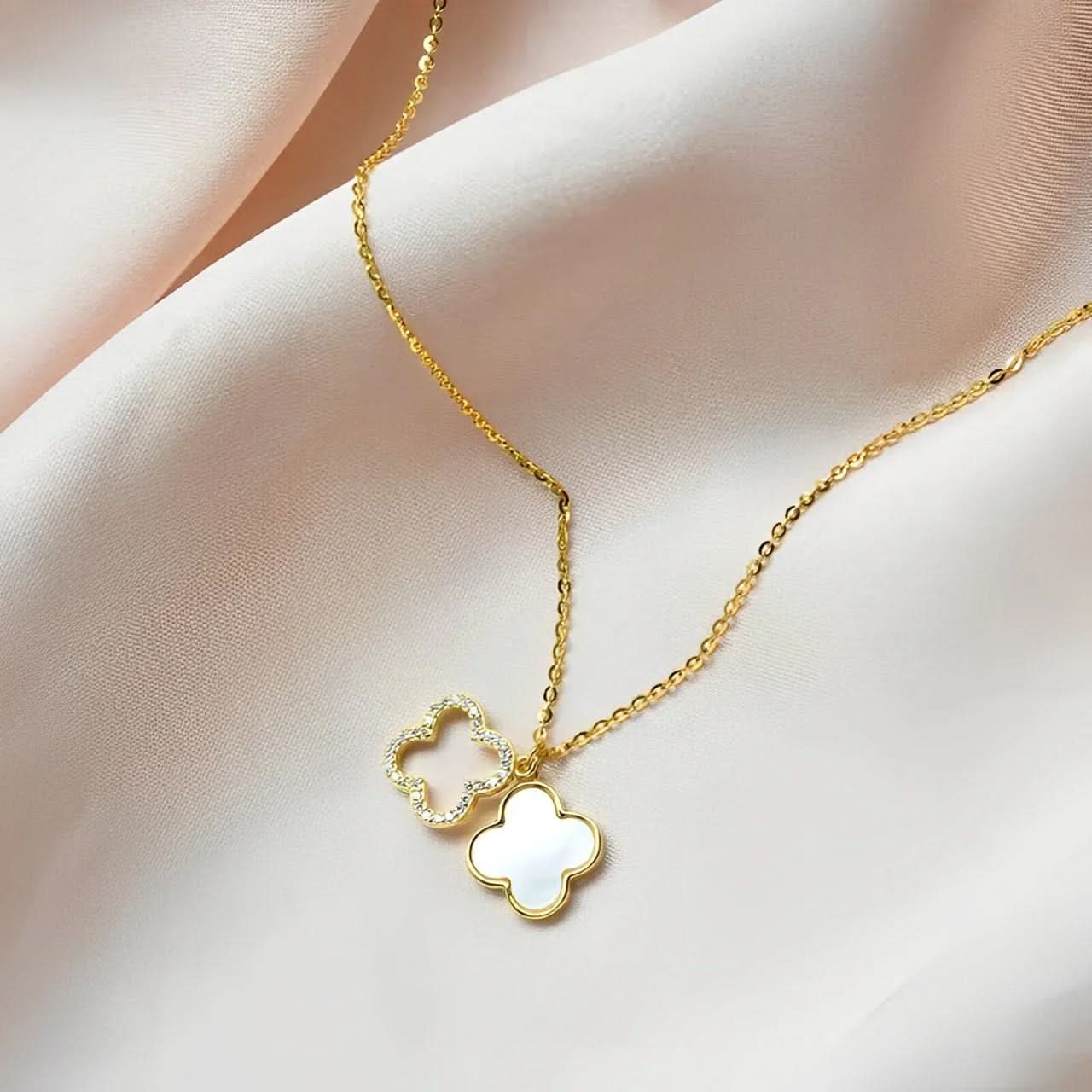 Double Clover Necklace