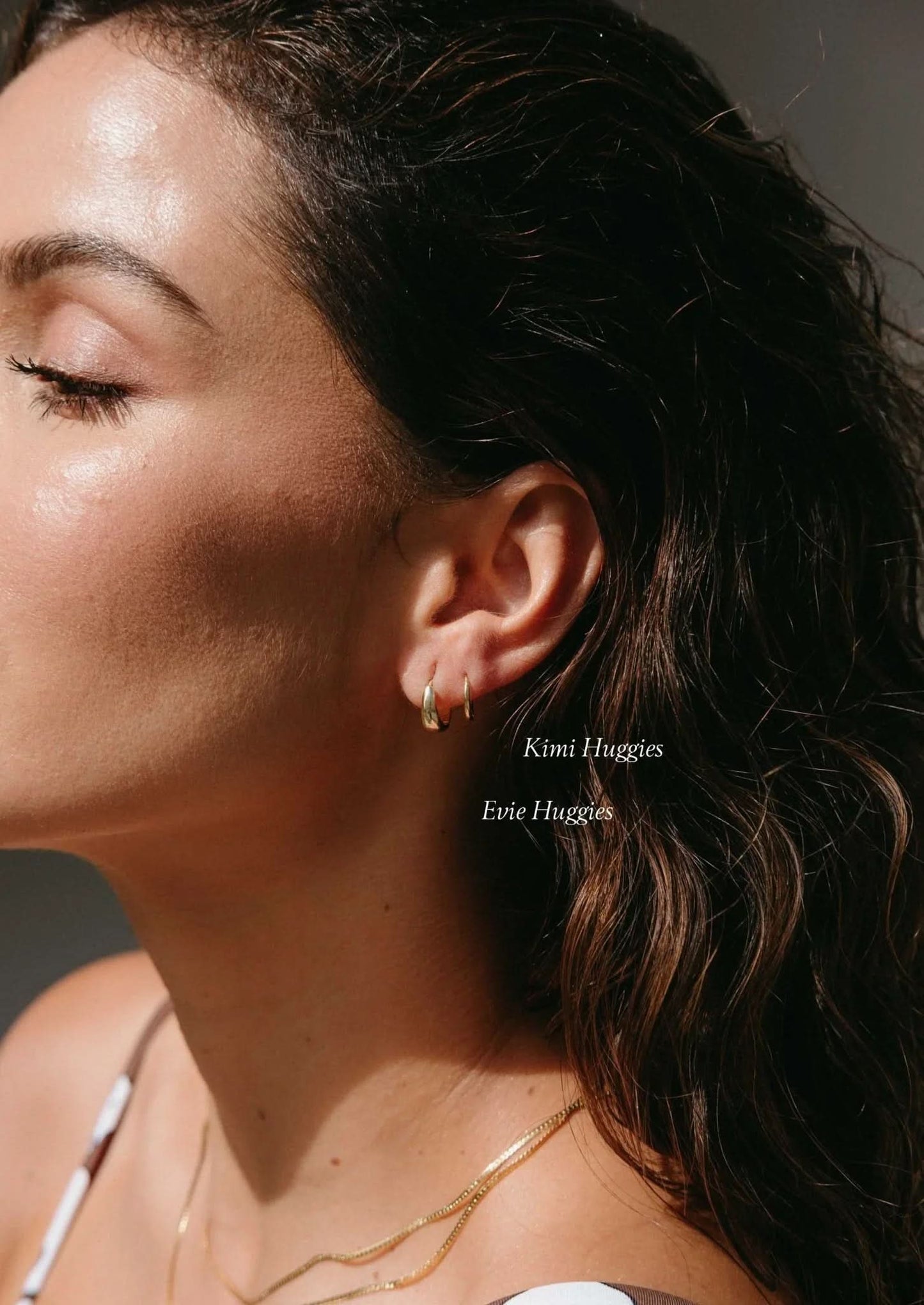 Cova Earrings - Gold Huggies