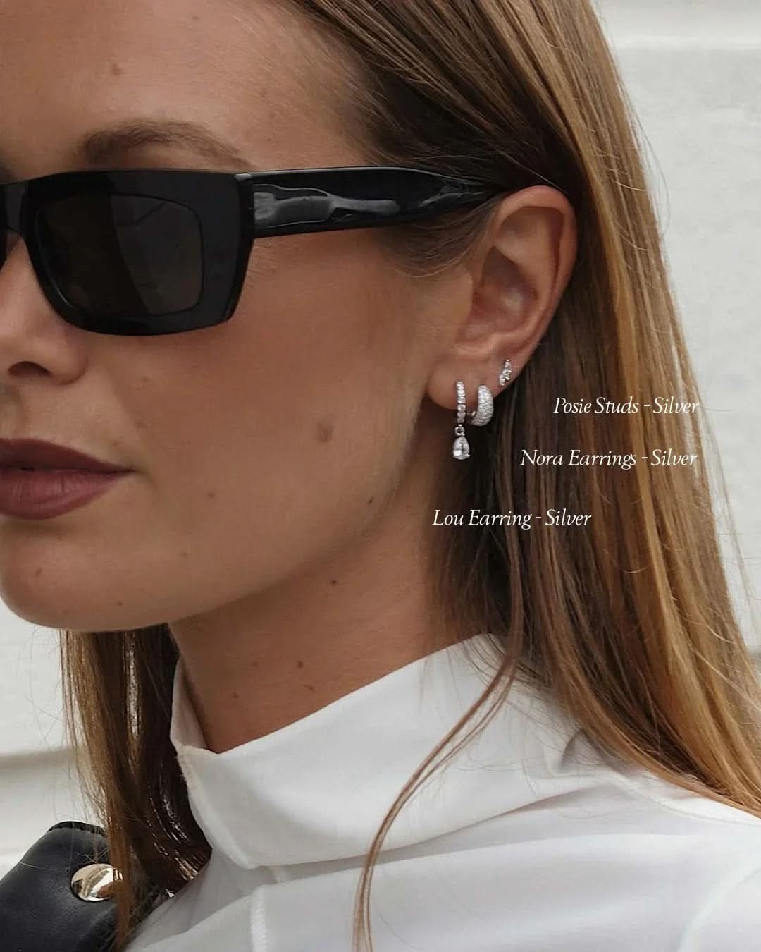 Maren Earrings – Silver