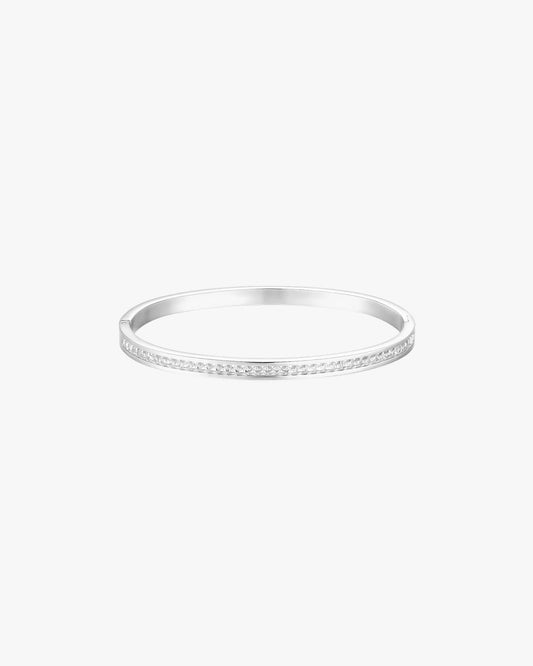 Evie Bangle - Silver