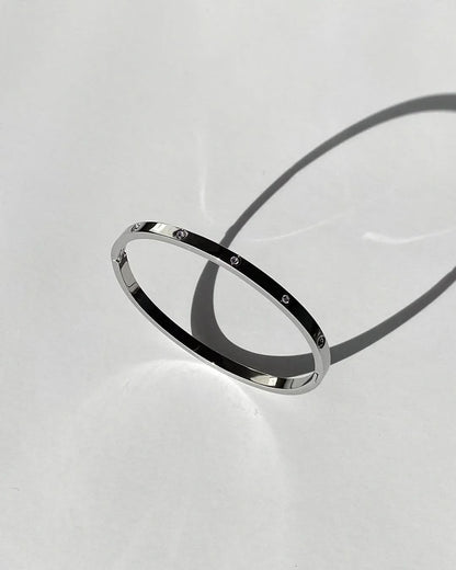 Love Bracelet Thin - 10 - Silver