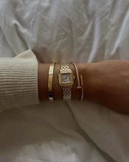 Square Santos Squartz Watch