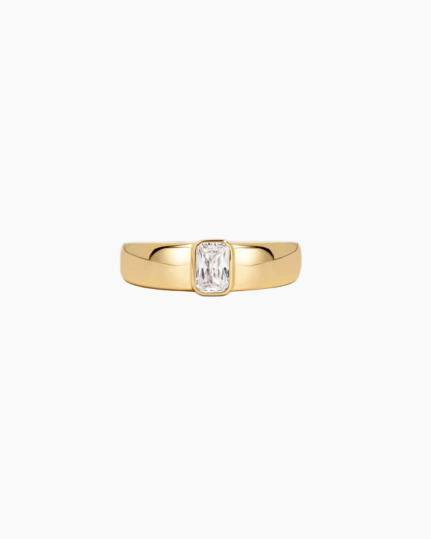 Baguette Dome Ring