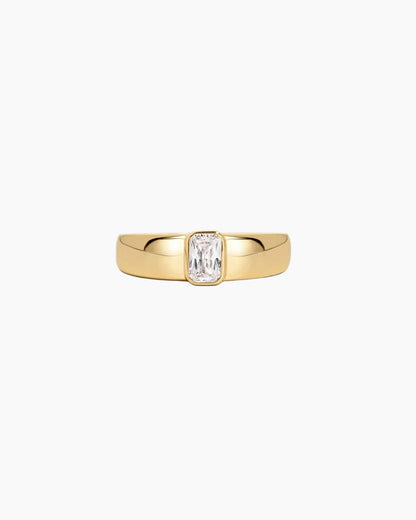 Baguette Dome Ring