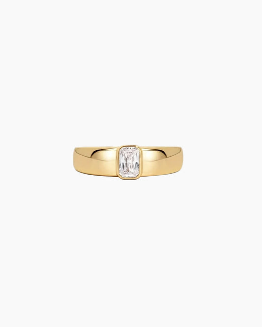 Baguette Dome Ring