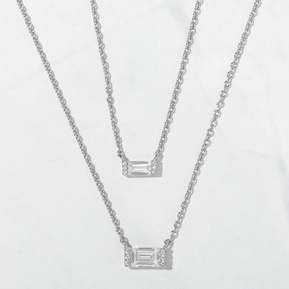 Baguette Necklace