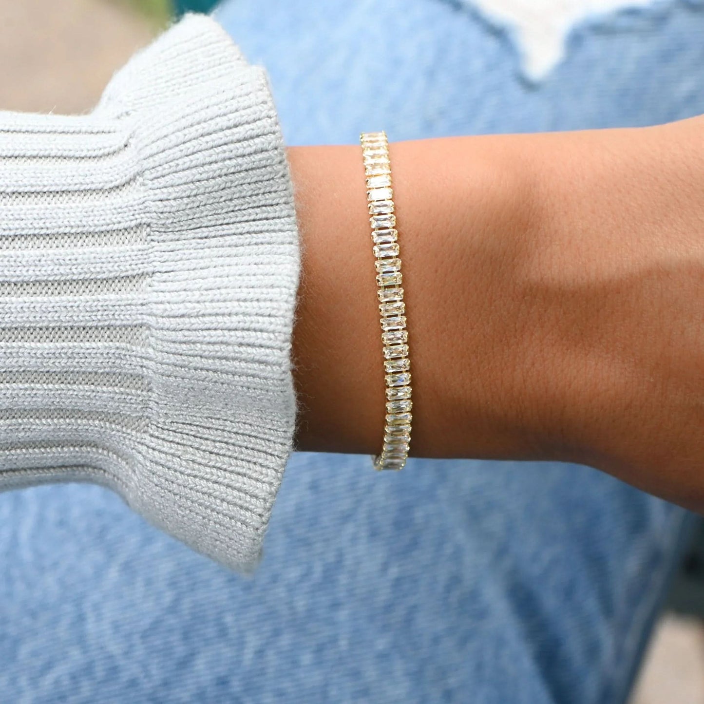 Baguette Tennis Bracelet
