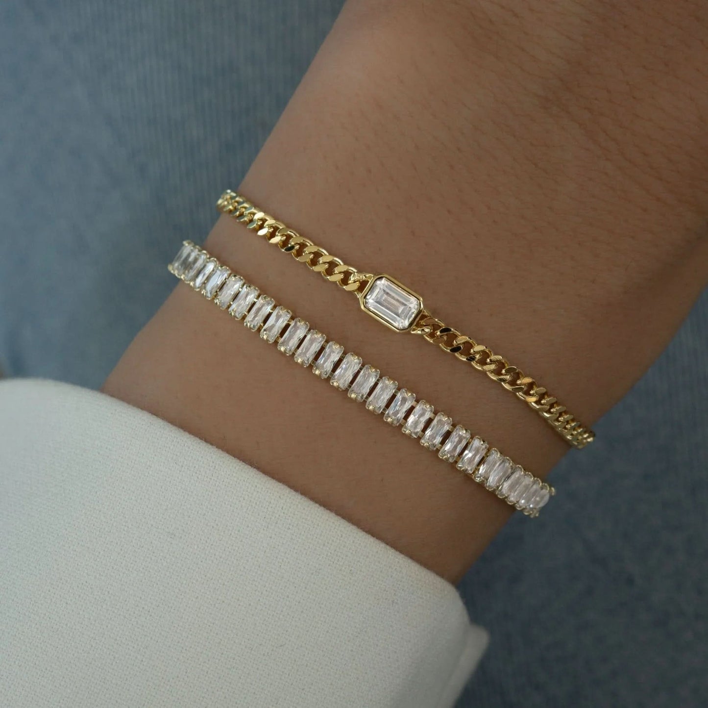 Baguette Tennis Bracelet