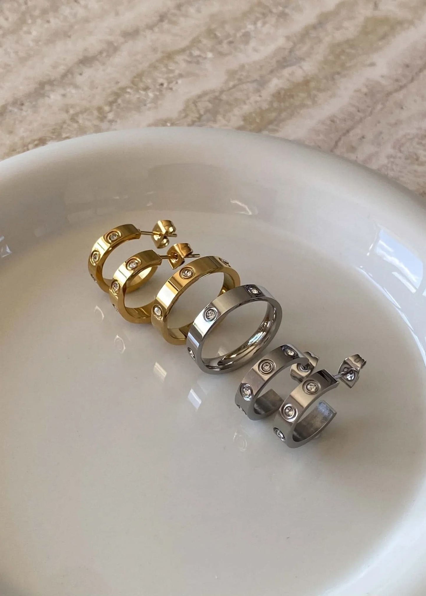 Clio Earrings - Gold