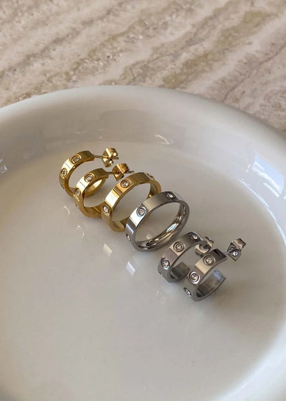 Clio Earrings - Gold