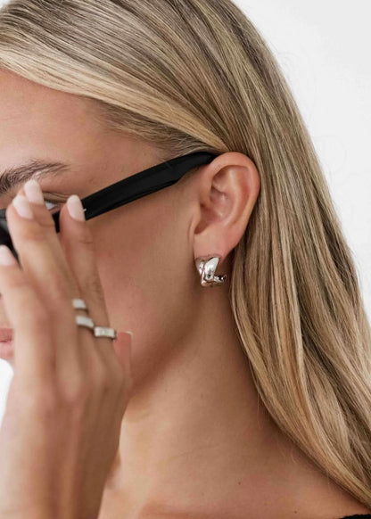 Zaria Earrings – Silver