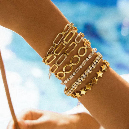 Chunky Paperclip Chain Bracelet