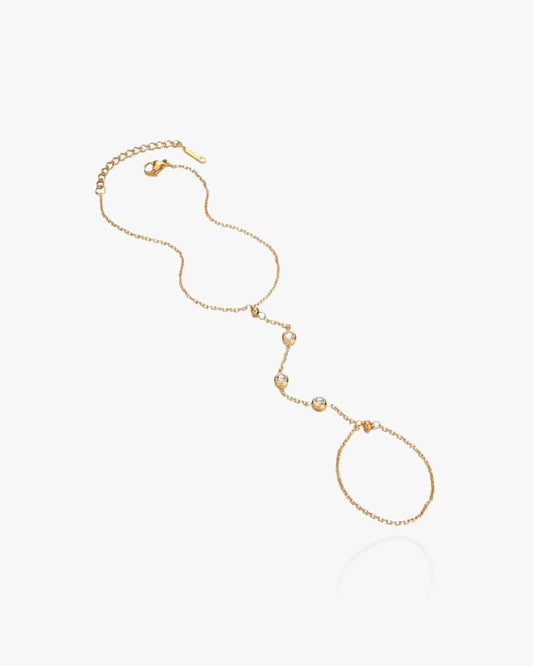 Crystals Hand Chain