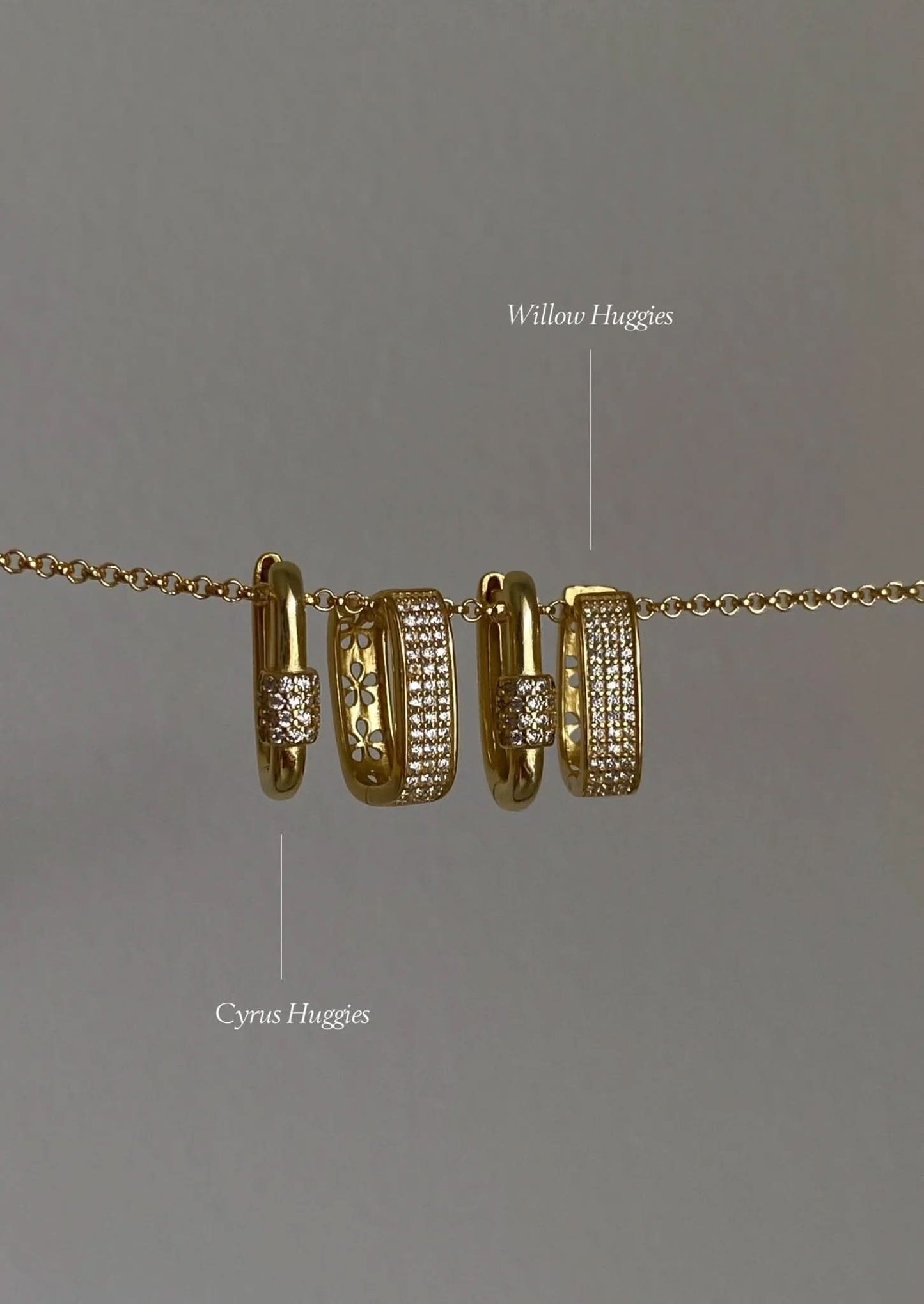 Bella Earrings – Gold