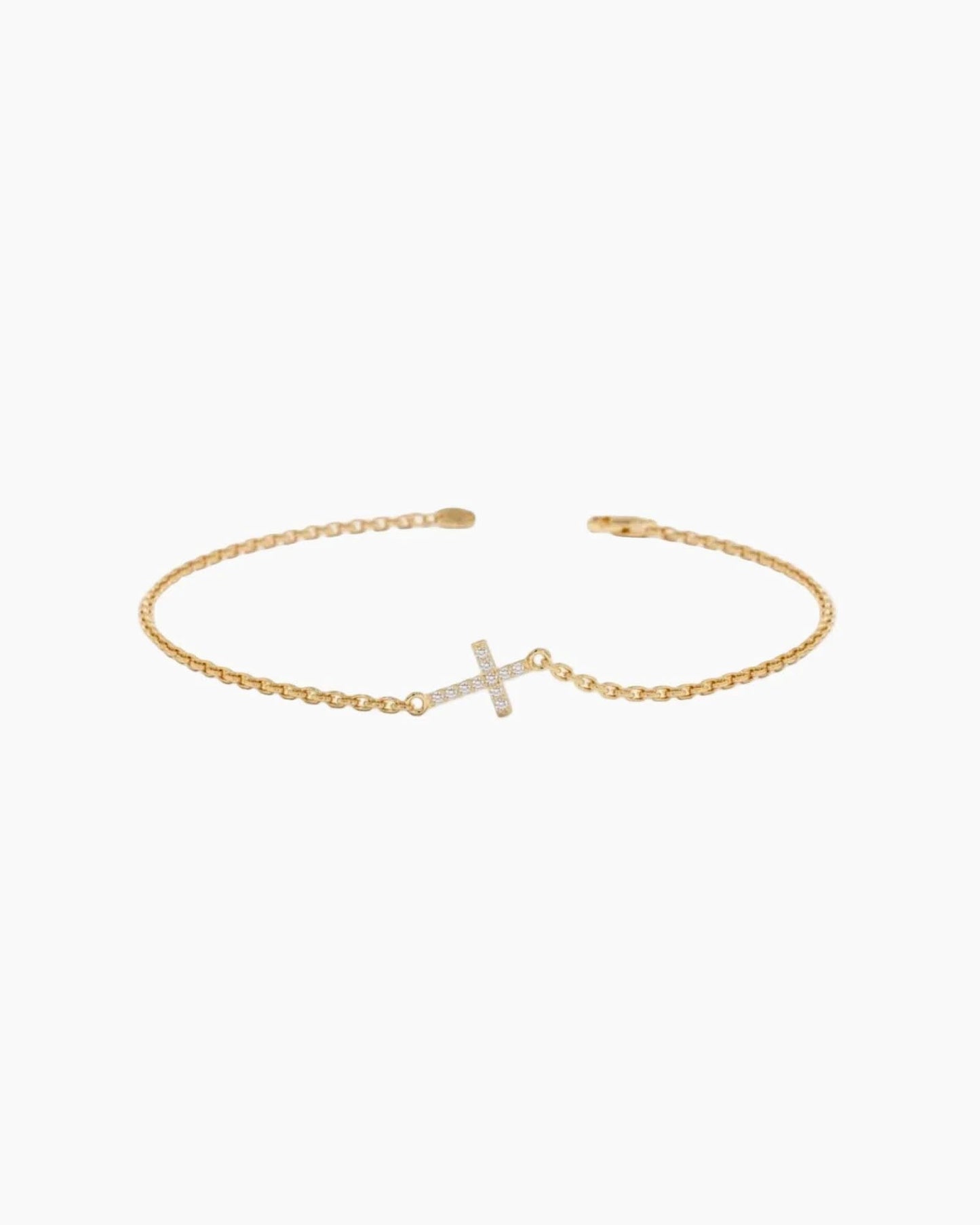 Dainty Cross Bracelet