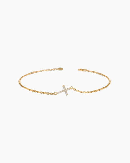 Dainty Cross Bracelet