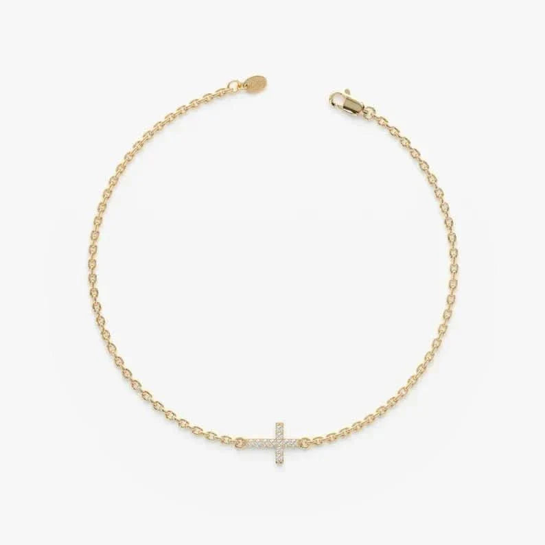 Dainty Cross Bracelet