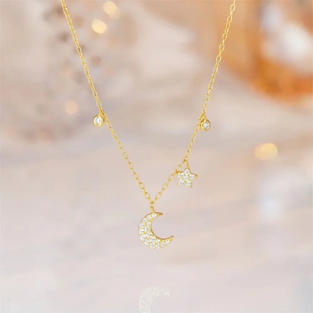 Dainty Moon Necklace