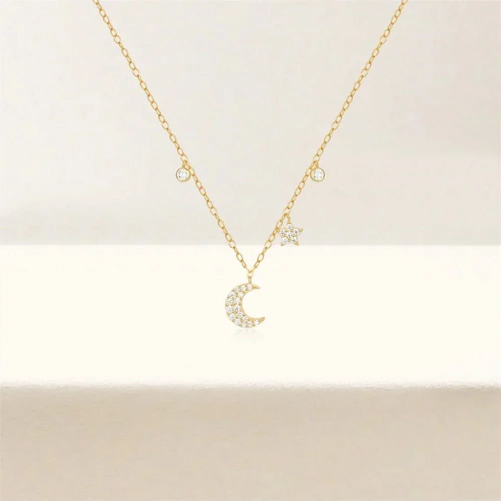Dainty Moon Necklace