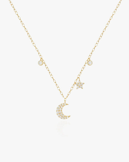 Dainty Moon Necklace