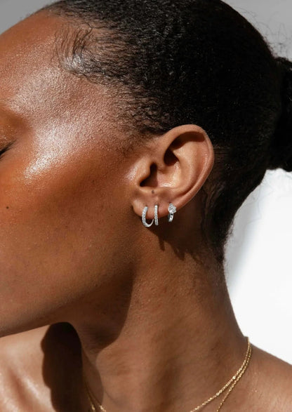 Daisy Earrings - Silver