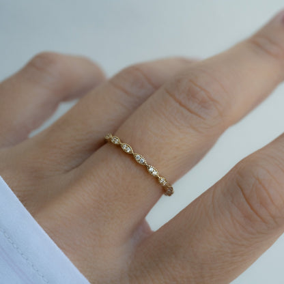 Diamond Stacking Ring