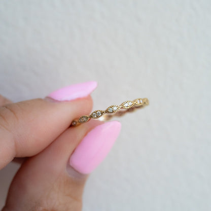 Diamond Stacking Ring