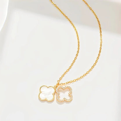 Double Clover Necklace