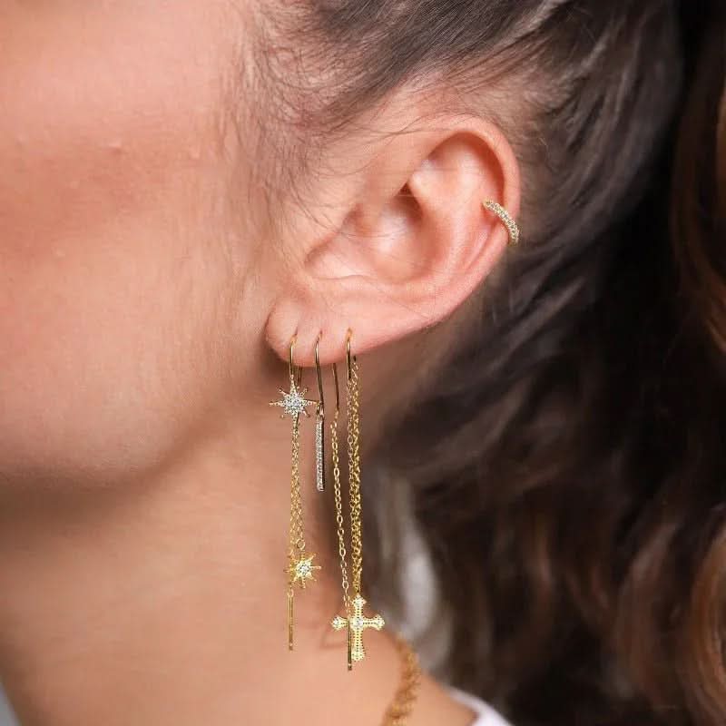 Dubble Star Earrings