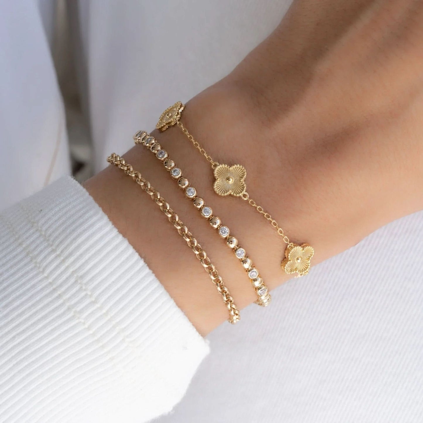 Ella Four Leaf Clover Bracelet