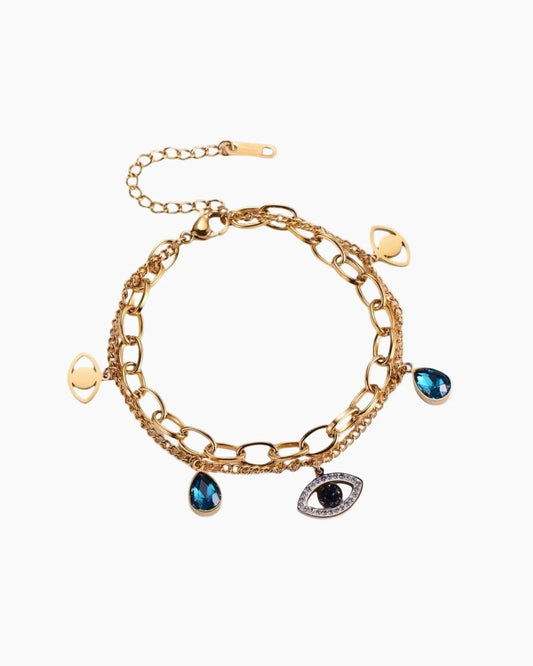 Evil Eye Crystal Bracelet