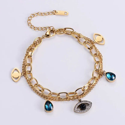 Evil Eye Crystal Bracelet