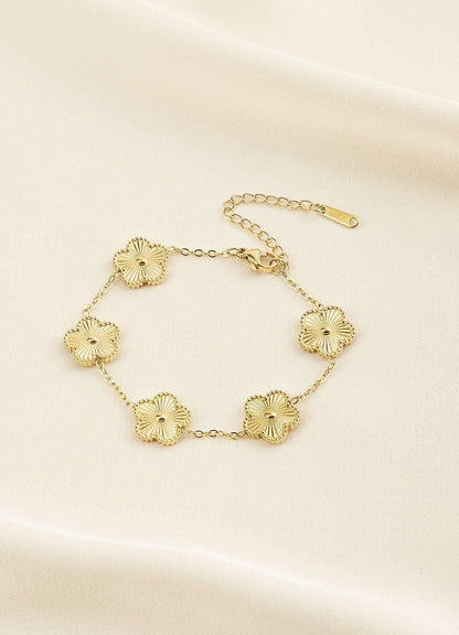 Flower Clover Bracelet