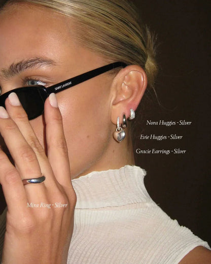 Amara Earrings – Silver