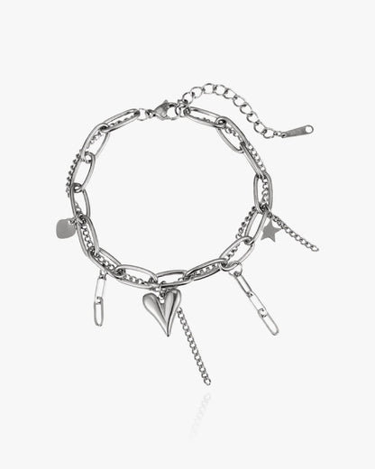 Heart Charms Bracelet