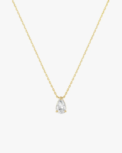 Iriss Necklace Pear - Gold
