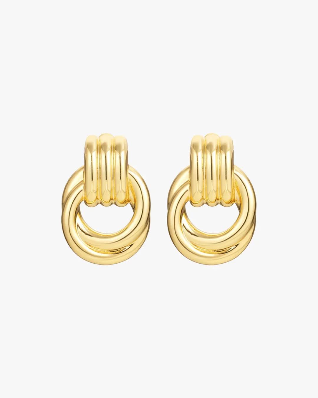 Jacquie Earrings – Gold