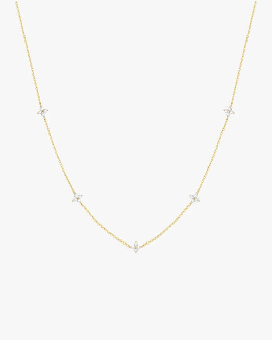 Loria Necklace Multi - Gold