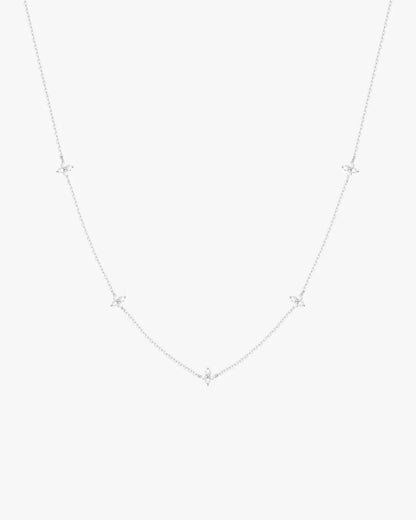 Loria Necklace Multi - Silver
