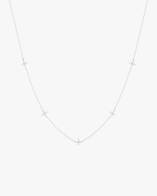 Loria Necklace Multi - Silver