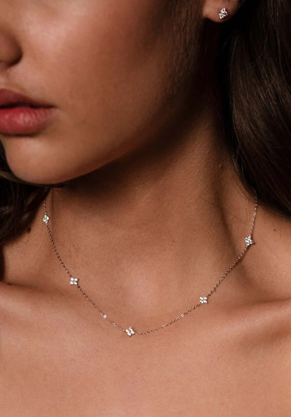 Loria Necklace Multi - Silver