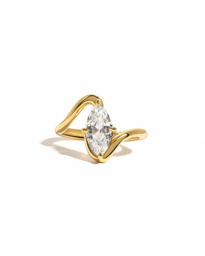 Marquise Swirl Ring