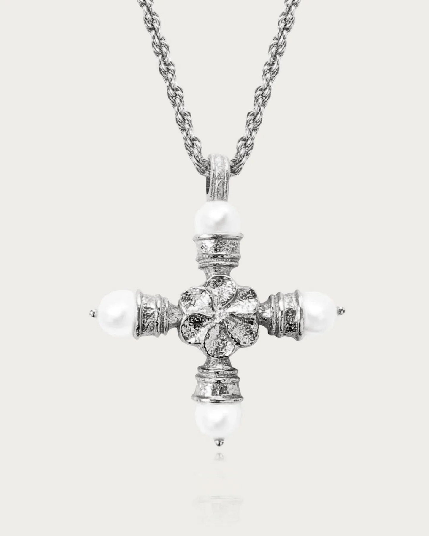 Molten Cross Necklace