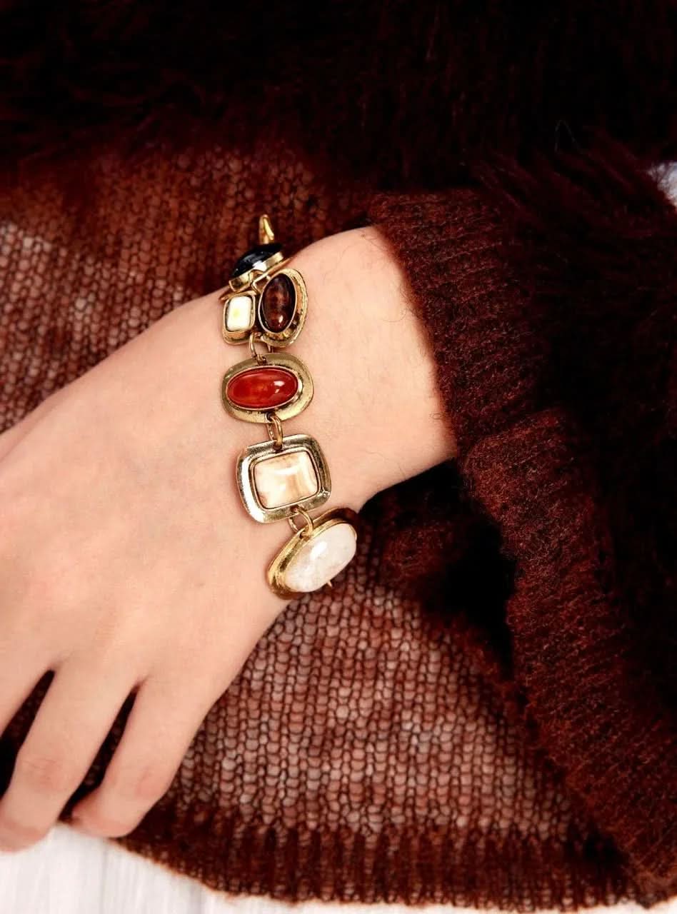 Natural Stone Boho Bracelet