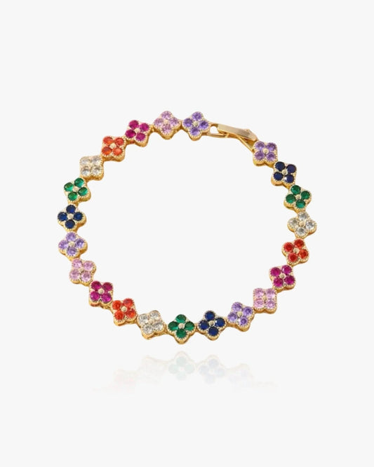 Rainbow Clover Bracelet