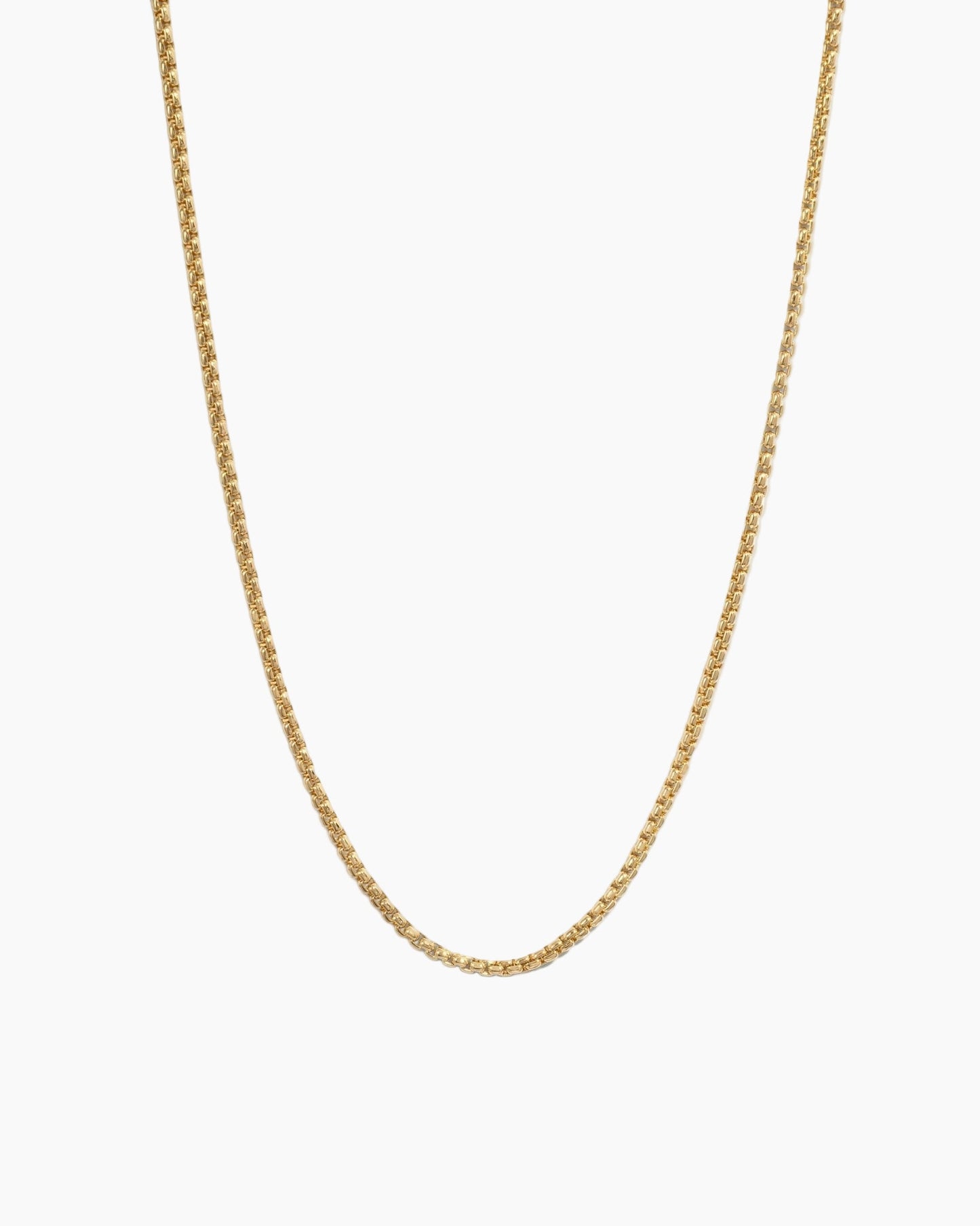 Rounded Box Chain Necklace