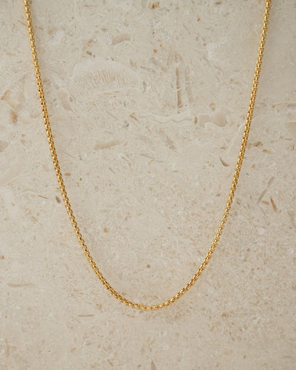 Rounded Box Chain Necklace
