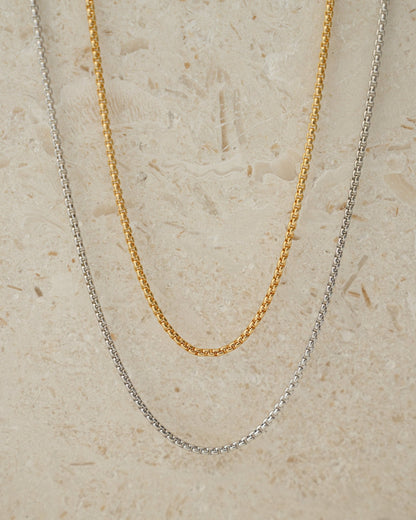 Rounded Box Chain Necklace
