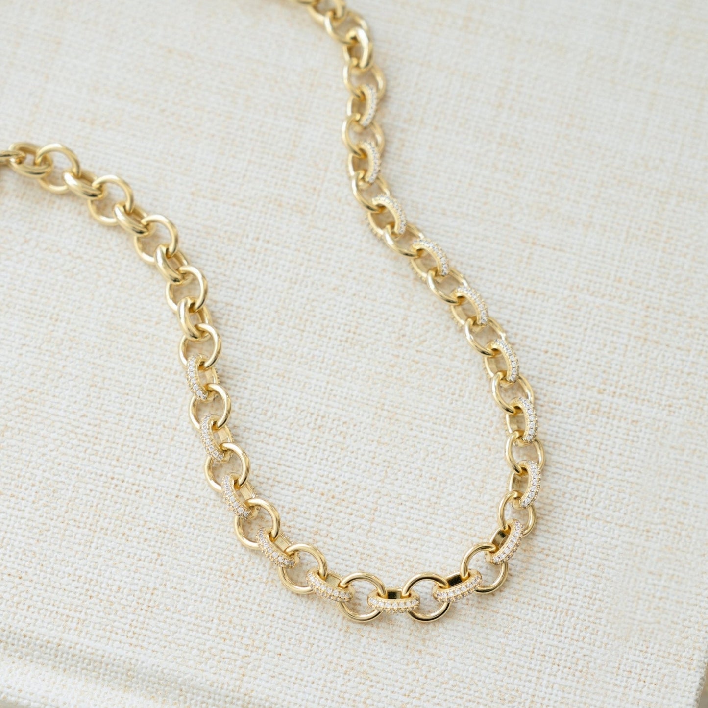 Statement Pavé Necklace