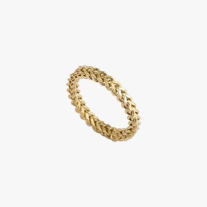 Thin Chain Ring - Gold
